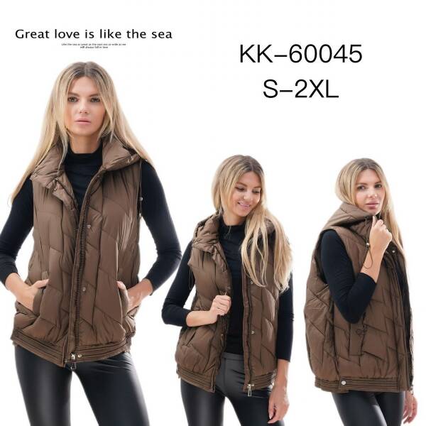 Kamizelka damkie Roz S-2XL, 1 Kolor Paczka 5 szt 1